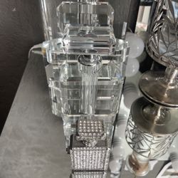 3 Pc Glam Glass Decor