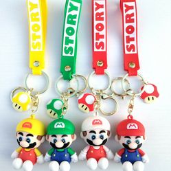 Mario / Ninja Turtles / Marvel Superheroes Keychains 