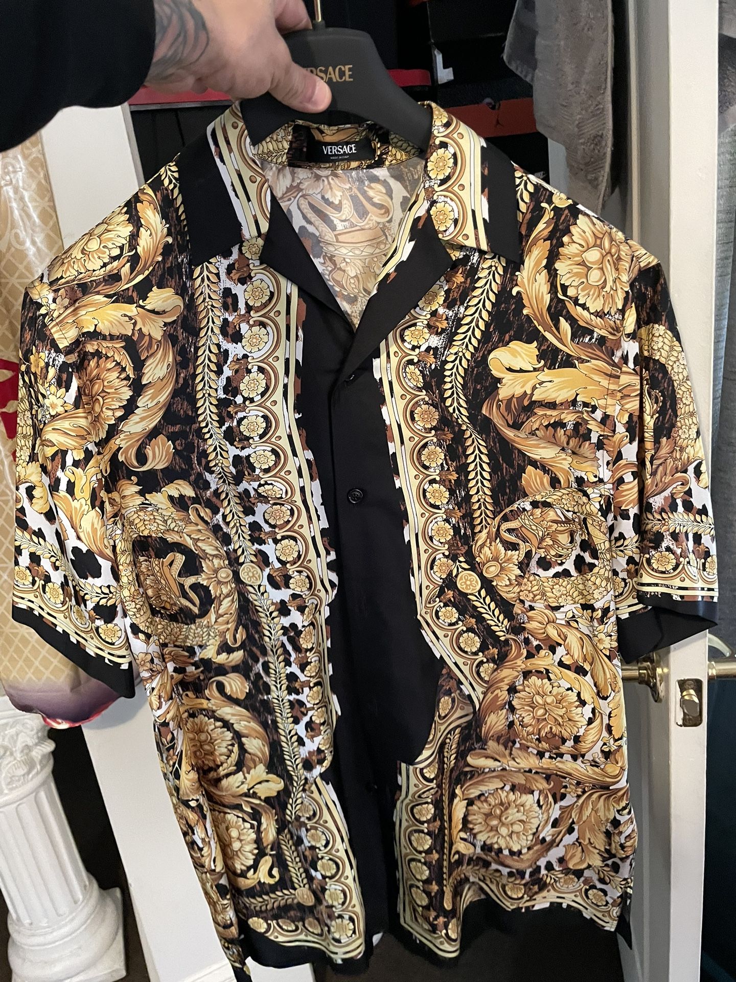 Versace beach shirt