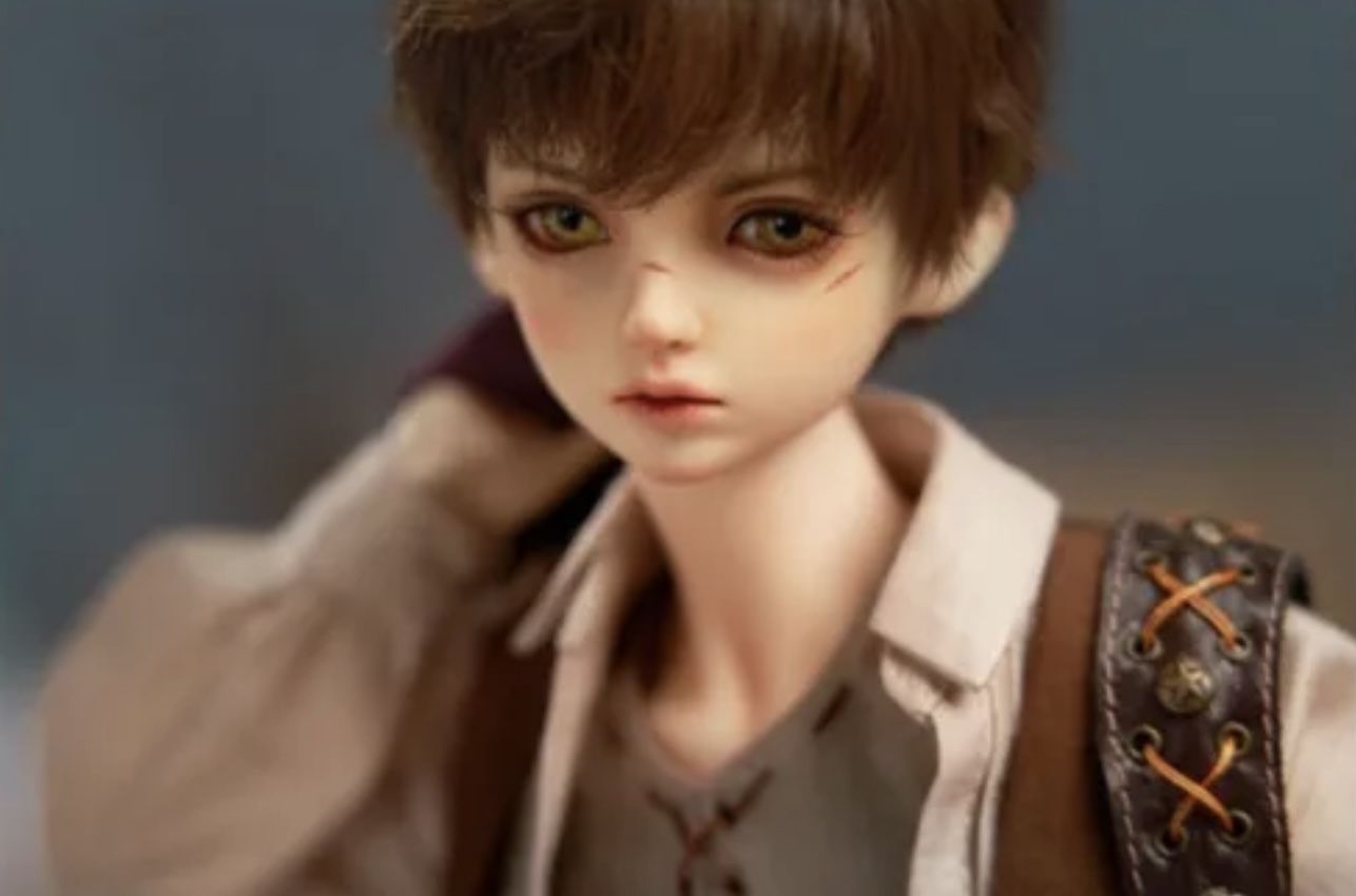 1/4 Bjd Doll Boy Man Free Face Make up + Eyes Resin Model Handmade