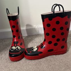 cute ladybug rain boots