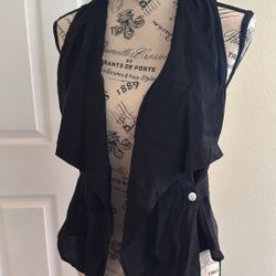 Black And Grey Vest 