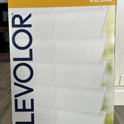 LEVOLOR 2 in Faux Wood Blind White #929643 