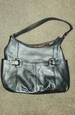 Tignanello Purse Gun Metal Gray