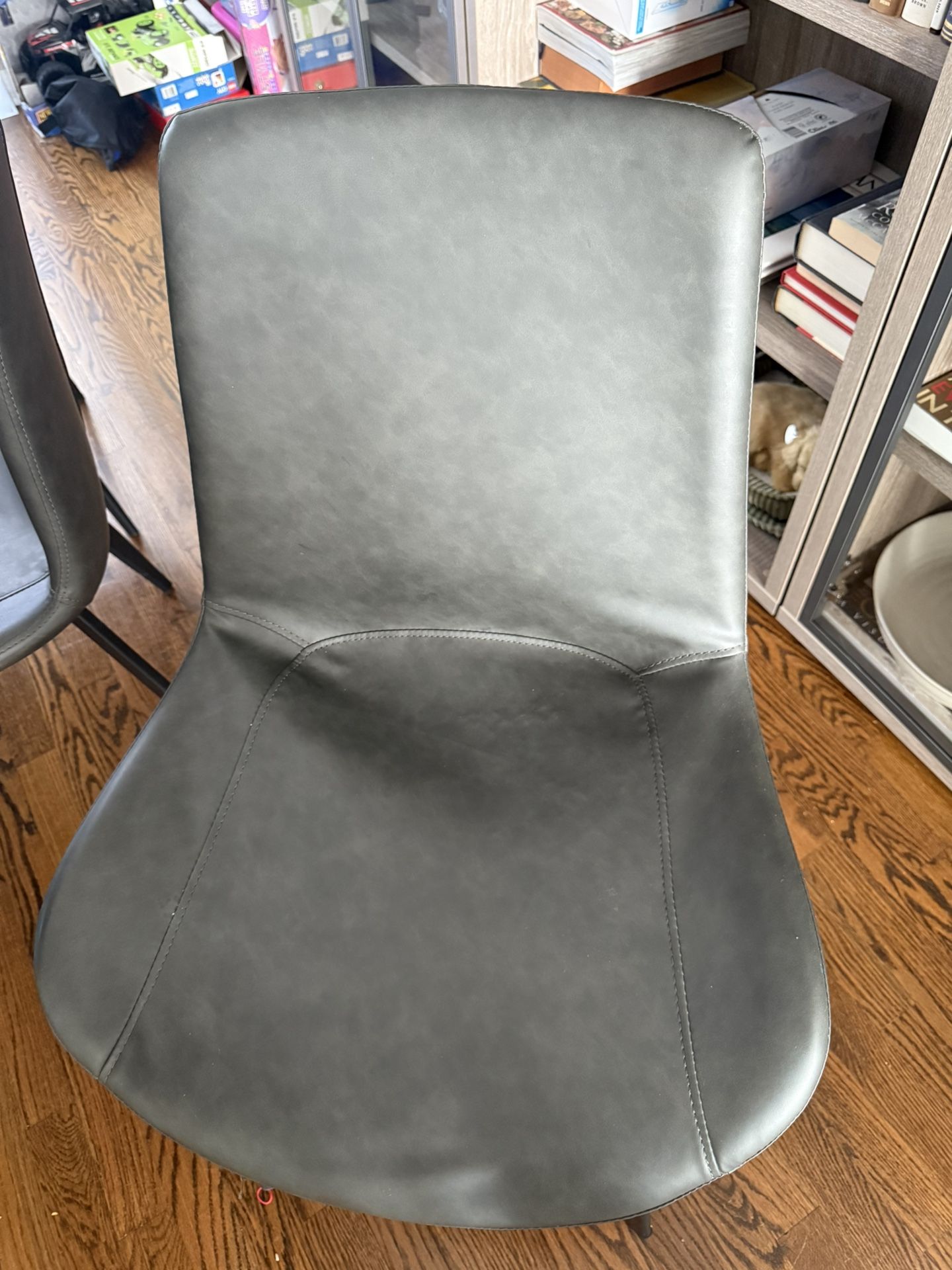 Comfortable Dining Faux Leather Chairs, Set Of 8 (35/chair)