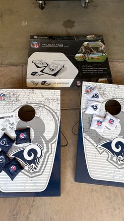 LA Rams corn home bean bag game