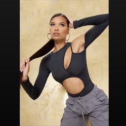 Trendy Multi-Cutout bodysuit worn by Too Hot Too Handle’s star Emily Miller🤩