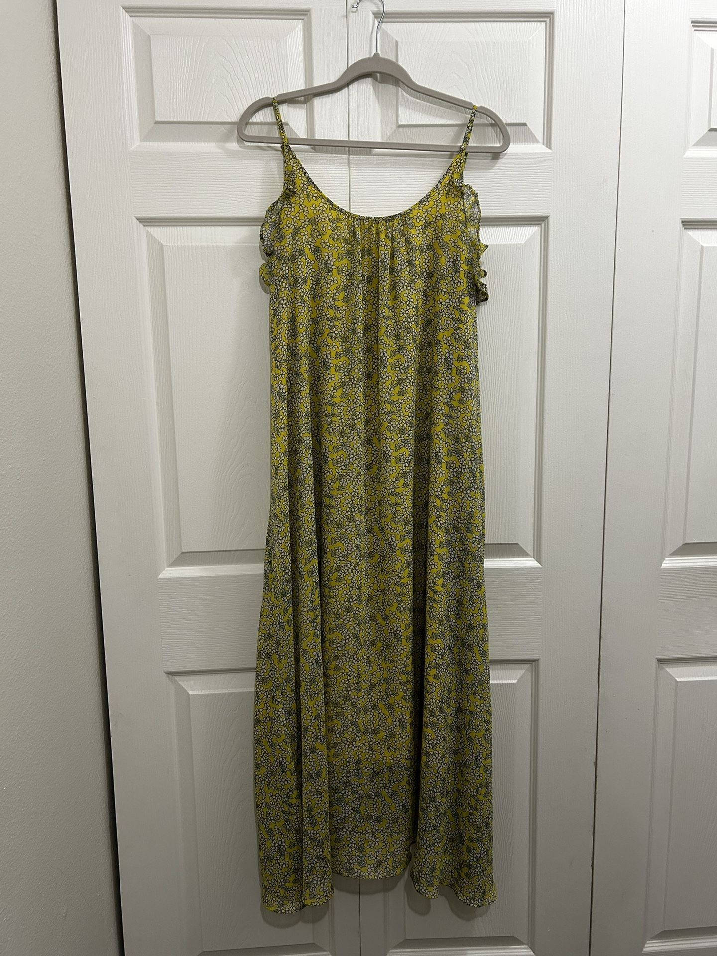Yellow Maxi Dress Large
