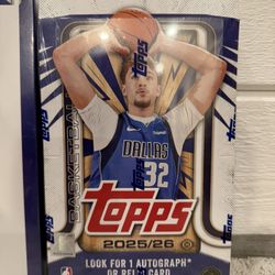 2025-26 Topps Basketball Hobby Box Factory Sealed
