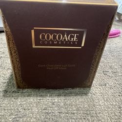 Cocoàge - Dark Chocolate 24K Gold Peel Off Mask NIB Made in USA