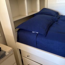 Full bed frame with storage!