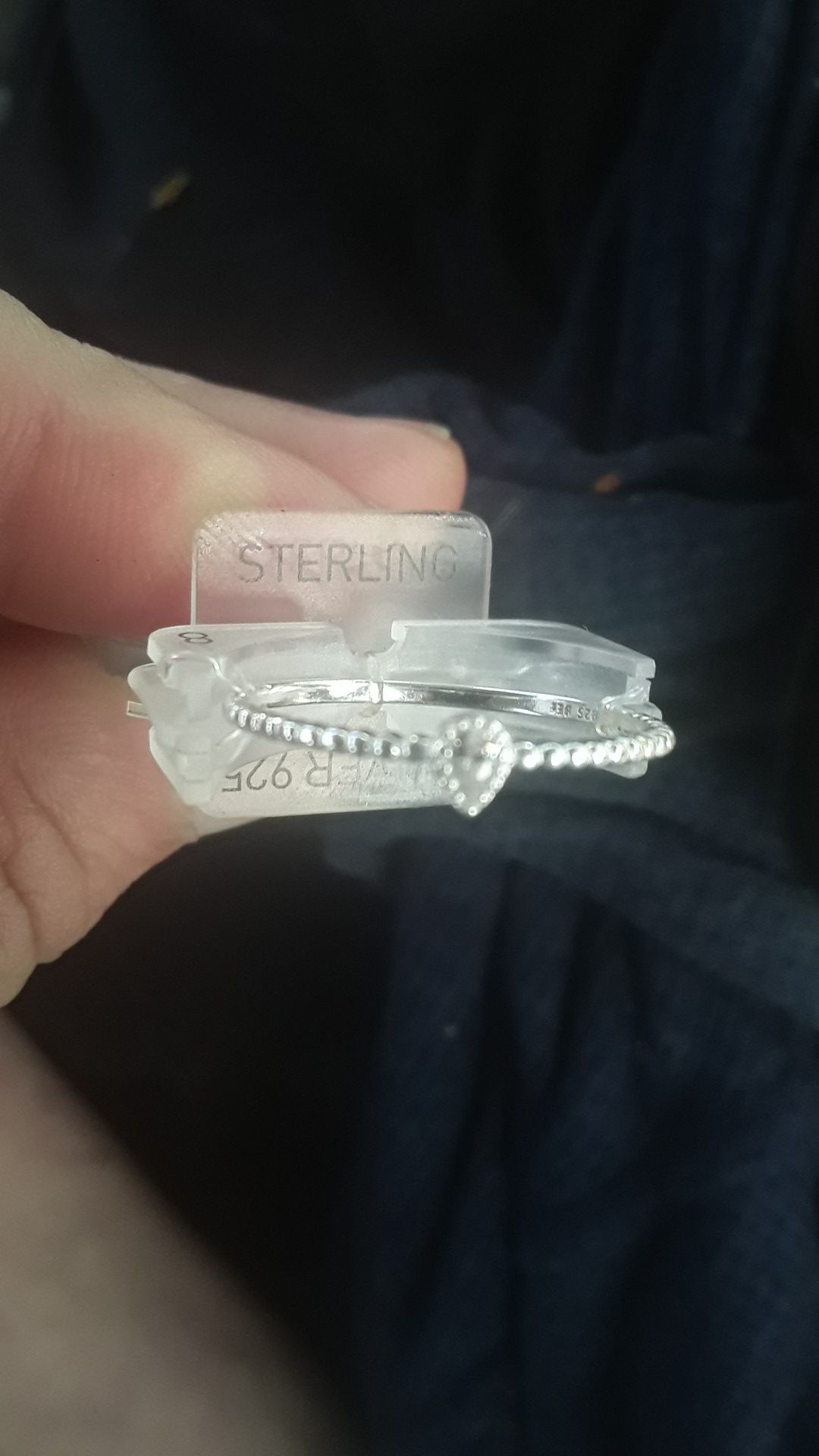 stetling silver ring