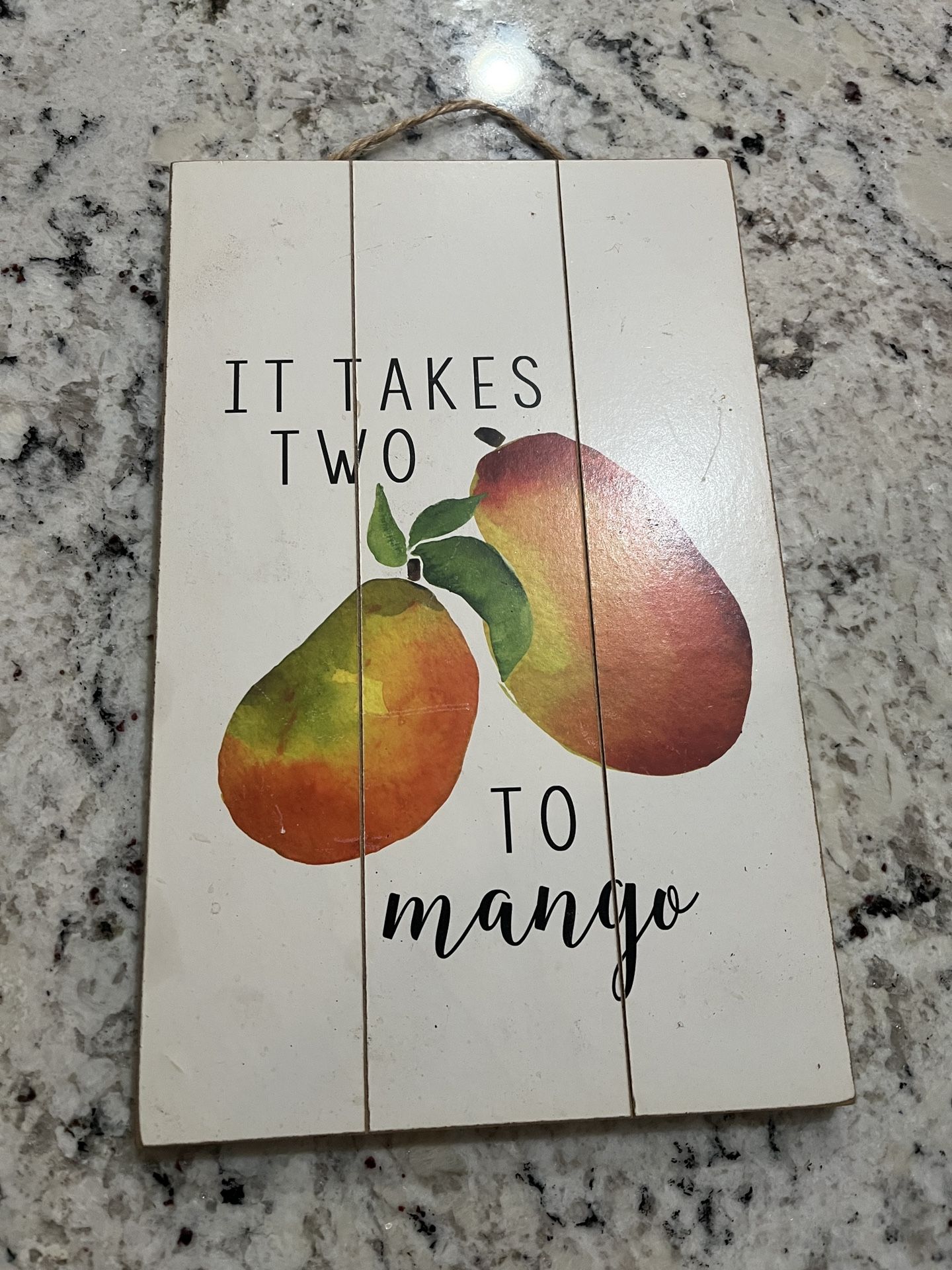 Heather Myers It Takes Two to Mango Wall Hanging