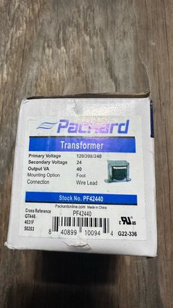 Packard PF42440 HVAC Transformer