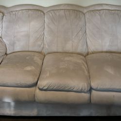 Microfiber sofa & loveseat 