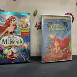 DISNEY LITTLE MERMAID DVD - 2 DISC  OR SINGLE DISC $5 for either one