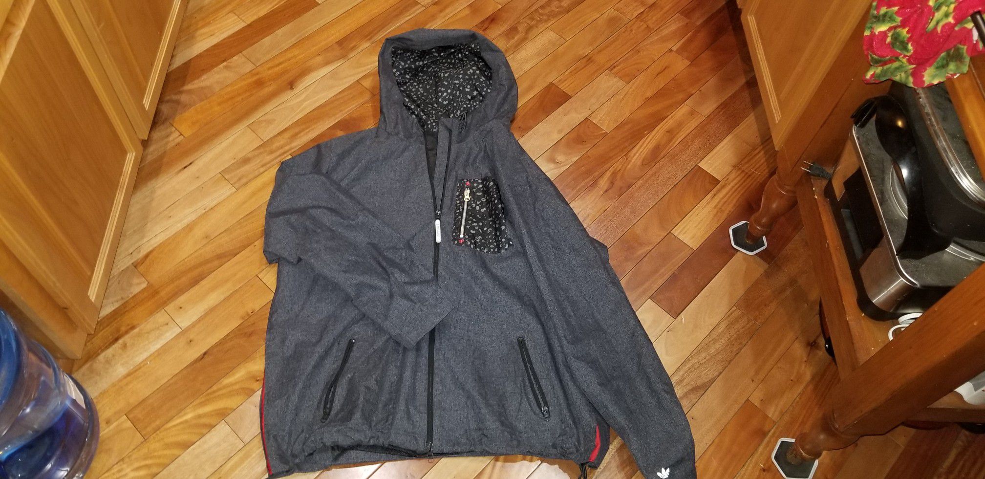 Adidas rain track jacket coat size xxl great condition