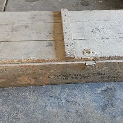 Old Military Wooden Crate