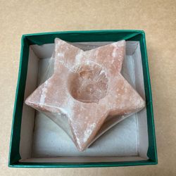New Star Shape Himalayan Salt Candle Holder Great As Gift For Mother’s Day 