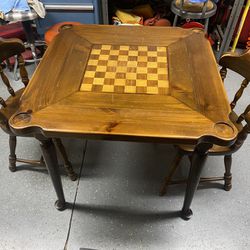 Ethan Allen Antique Pine Game Table