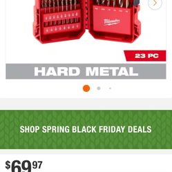 Drill Bit Set Milwaukee (23 Piece)