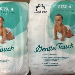Mama Bear Size 4 Diapers 74 Total 