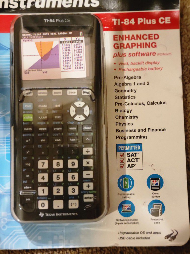Texas Instruments 
Graphing Calculators