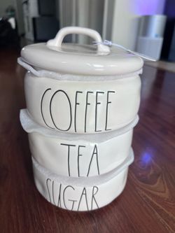 Rae Dunn Coffee Tea Sugar