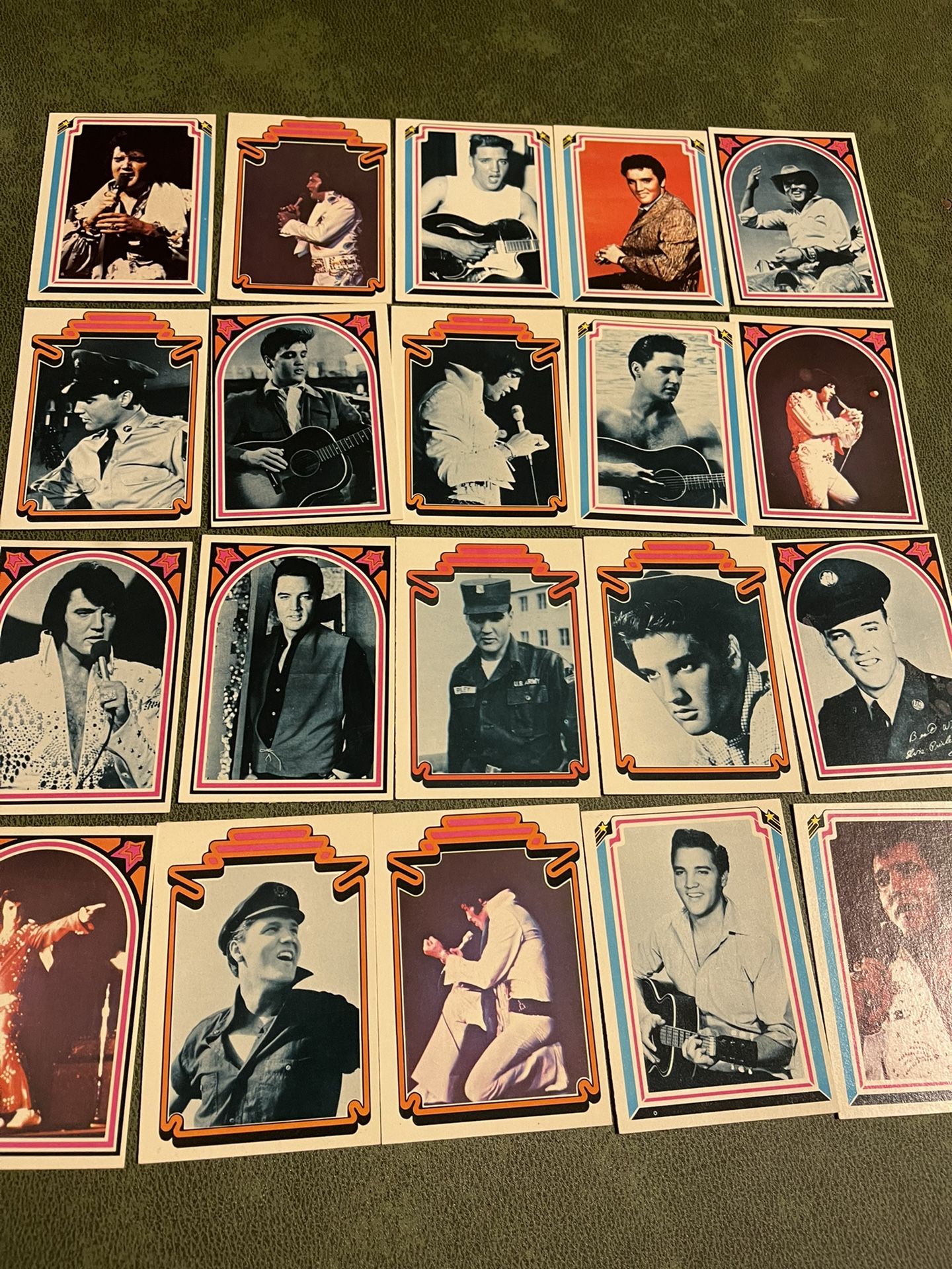 Lot of 20 Elvis Presley boxcar trading cards 1978 #12
