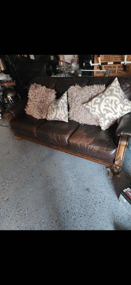 Leather Couch