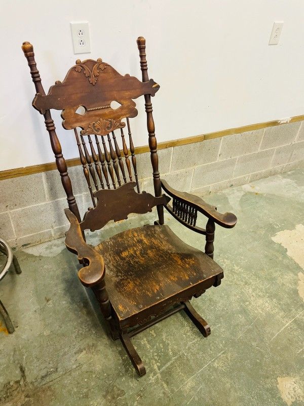 Antique Glider Rocking Chair