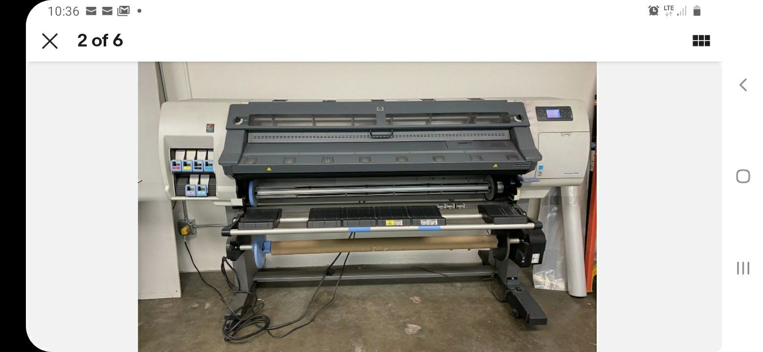 HP Designjet L25500 Wide Format Latex Printer 60 Inch. GOOD WORKING CONDITION