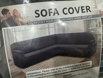 Grey Sofa slip cover