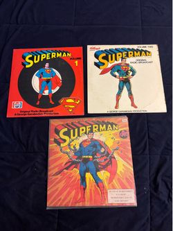 3 Superman Vinyls