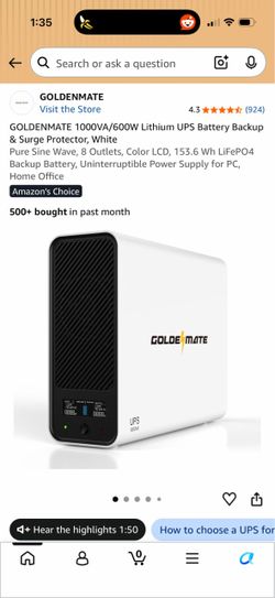 UPS power backup brand new