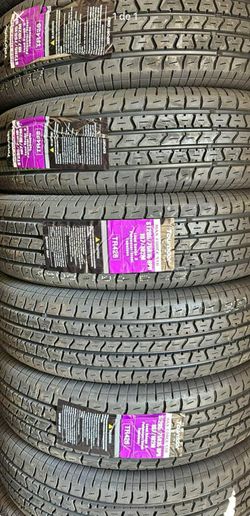 ST 205/75/15 Tires 8 Ply