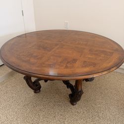 Expandable Hard Wood Dinning Table