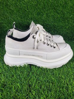 Alexander McQueen Men’s Scarpa Tessuto S.Gomma White 40/sz9