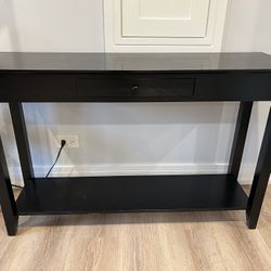 Console Table - Black  30H X 48W X 15D