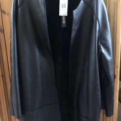 Women’s Jean By Buffalo Black Reversible Faux Fur Coat