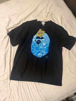 Bape tee blue camo