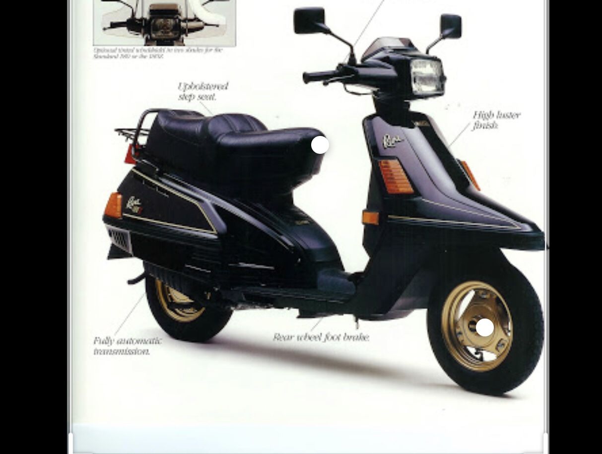 Yamaha Riva180 full plastics