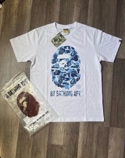 Blue & White Bape Shirt brand new