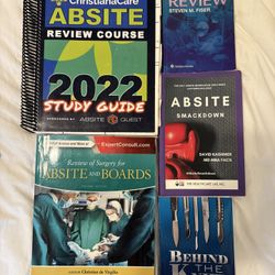 General Surgery ABSITE/boards Study Books
