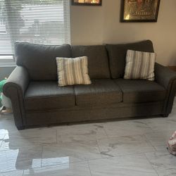Dark Grey Couch 