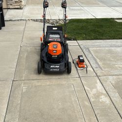 Atlas 80V brushless cordless self prepared mower