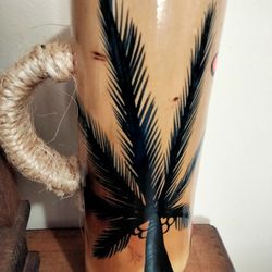 Bamboo Cup From Mazatlan Deco
