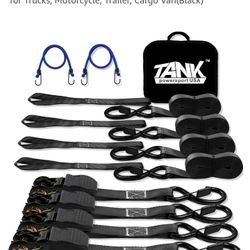 Heavy Duty Tie Down Set Ratchet