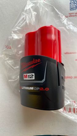 Milwaukee M12 CP 2.0 Battery  25.00