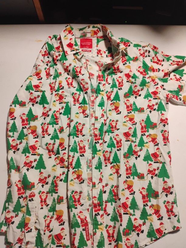 Denim & Flower Christmas 🎄 🎁 Shirt